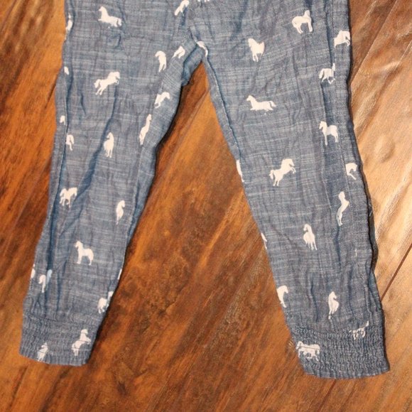 3/$20 🏷 Hatley Faux Denim Pants Size 5 - Picture 3 of 3